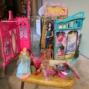 Colorful Playsets for Barbies